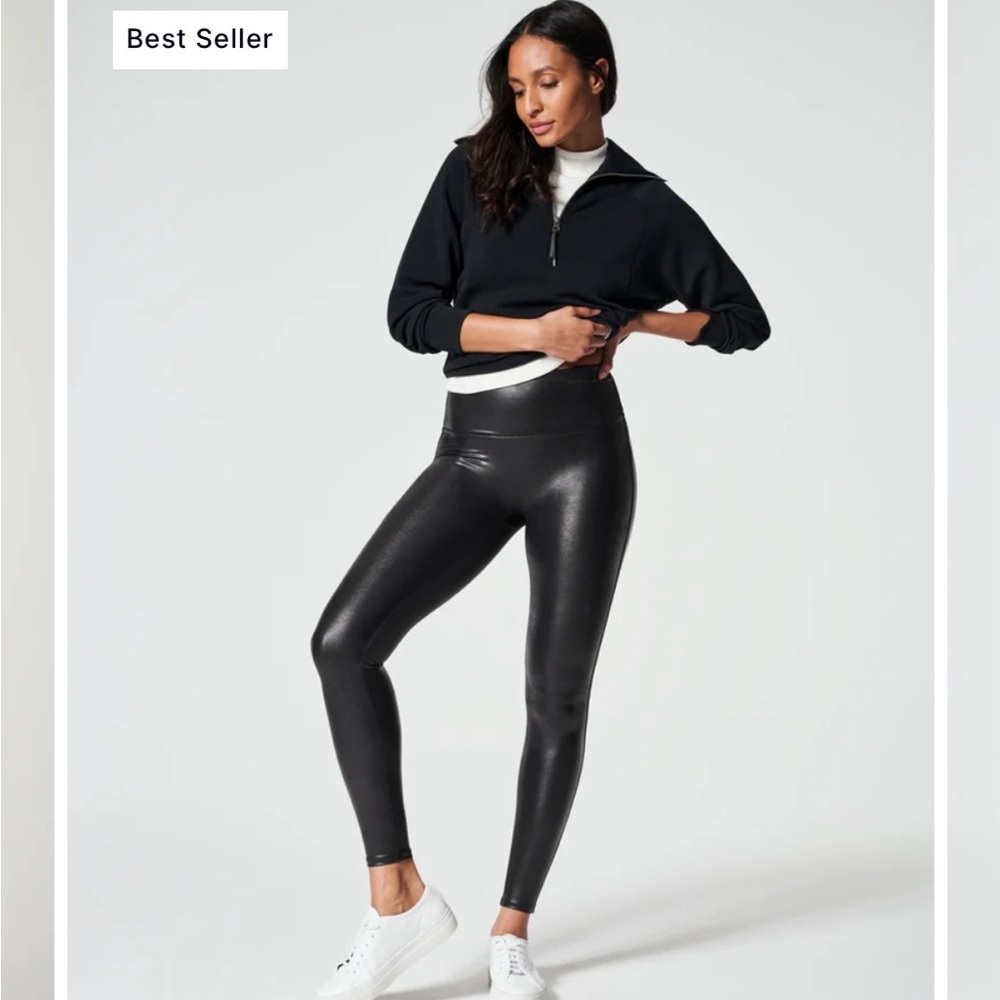 Spanx faux leather leggings